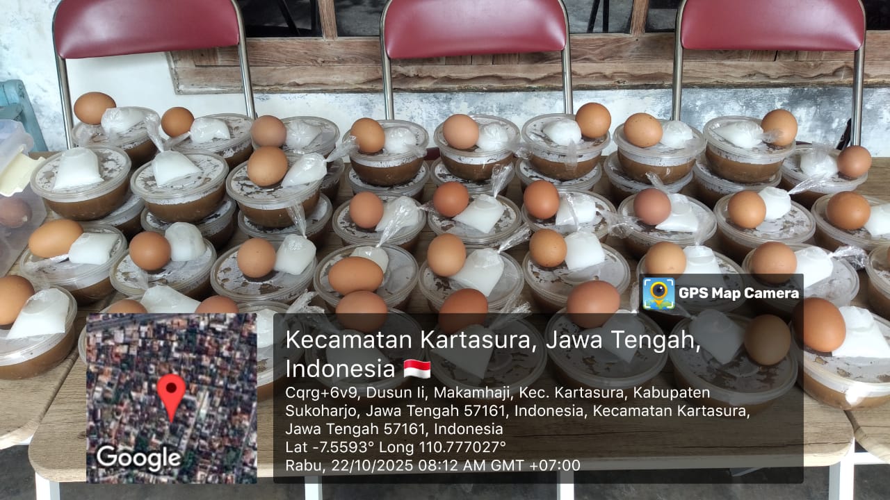 PMT Posyandu lansia Menur 6.